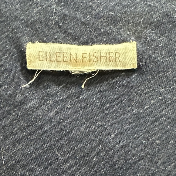 Eileen Fisher Navy Quilted Jacket - Picture 4 of 11